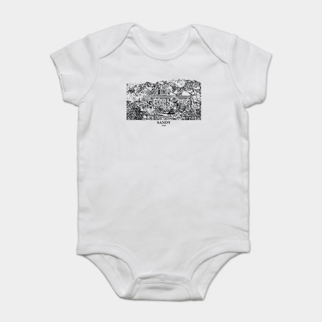 Sandy - Utah Baby Bodysuit by Lakeric